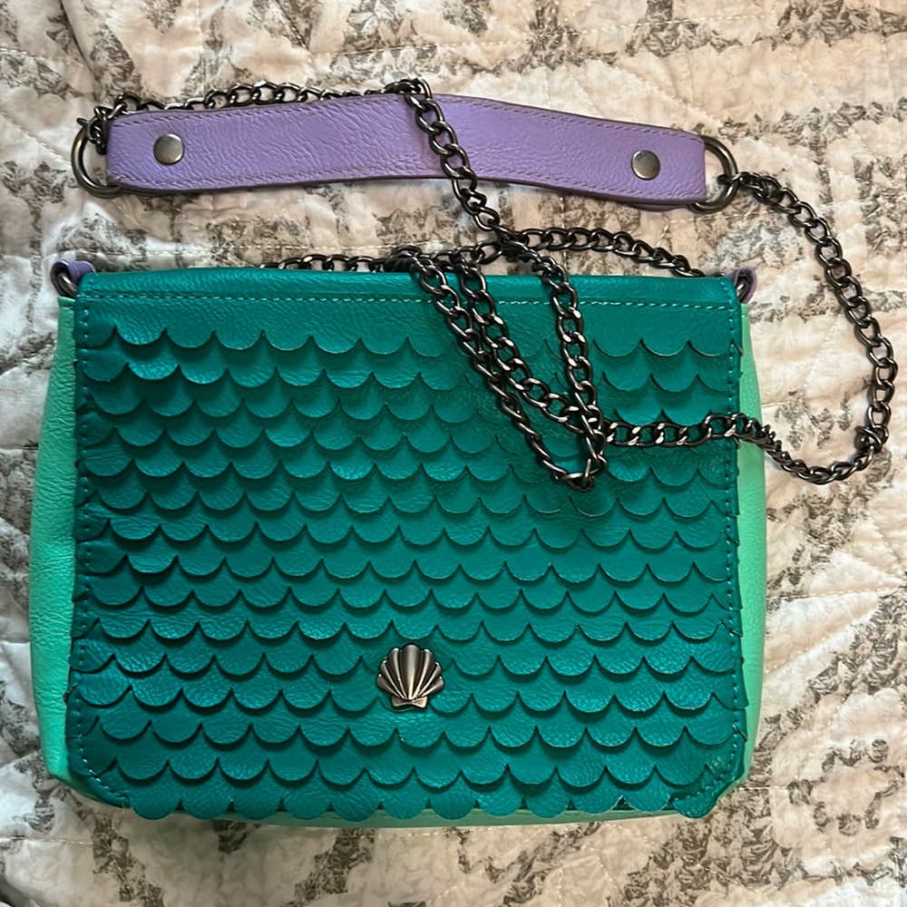 The Little Mermaid scaled crossbody purse